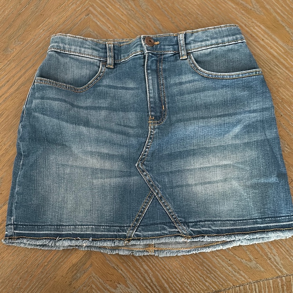 Denim Blue Girls Skirt